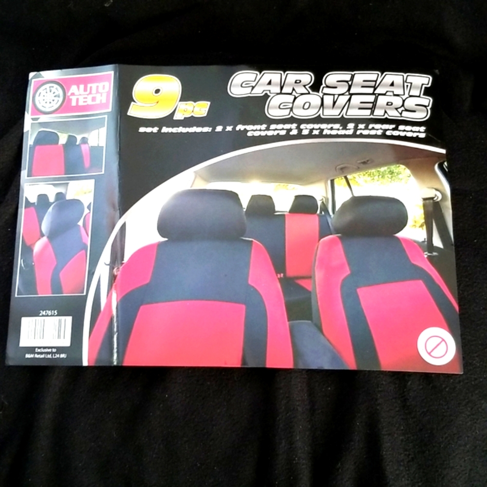 9pc Car Seat Covers - Picture 2 of 3